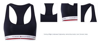 Tommy Hilfiger Underwear Podprsenka  námornícka modrá / sivá / červená / biela 1