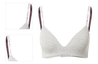 Tommy Hilfiger Underwear Podprsenka  námornícka modrá / sivá / červená / biela 4