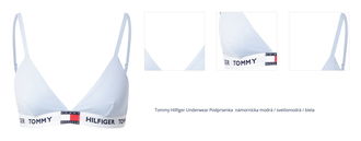 Tommy Hilfiger Underwear Podprsenka  námornícka modrá / svetlomodrá / biela 1