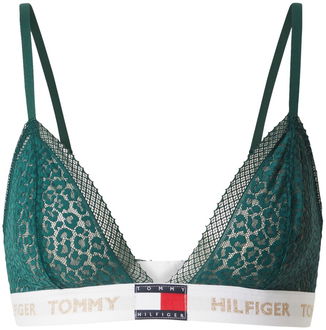 Tommy Hilfiger Underwear Podprsenka  námornícka modrá / zlatá / smaragdová / biela