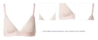 Tommy Hilfiger Underwear Podprsenka  ružová / pastelovo ružová / šedobiela 1