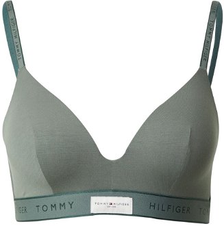 Tommy Hilfiger Underwear Podprsenka  smaragdová / čierna / biela