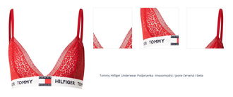 Tommy Hilfiger Underwear Podprsenka  tmavomodrá / jasne červená / biela 1