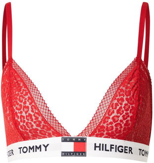 Tommy Hilfiger Underwear Podprsenka  tmavomodrá / jasne červená / biela 2