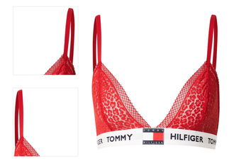 Tommy Hilfiger Underwear Podprsenka  tmavomodrá / jasne červená / biela 4