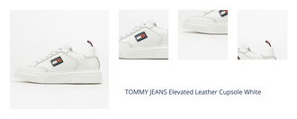 TOMMY JEANS Elevated Leather Cupsole White 1