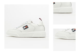 TOMMY JEANS Elevated Leather Cupsole White 3