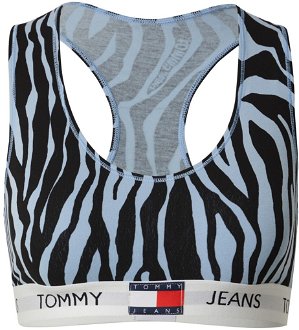 Tommy Jeans Podprsenka  dymovo modrá / čierna / biela 2