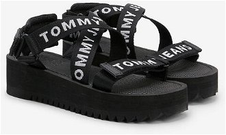 Tommy Jeans Sandále Čierna