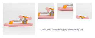 TOMMY JEANS Tommy Jeans Sporty Sandal Sterling Grey 1