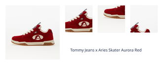 Tommy Jeans x Aries Skater Aurora Red 1