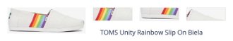 TOMS Unity Rainbow Slip On Biela 1