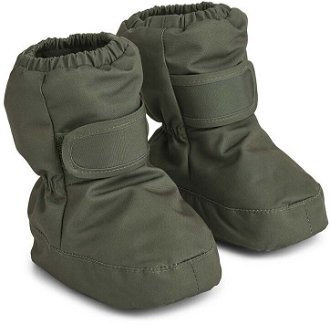 Topánky pre bábätká Liewood zelená farba