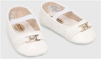 Topánky pre bábätká Michael Kors biela farba