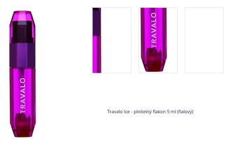 Travalo Ice - plnitelný flakon 5 ml (fialový) 1