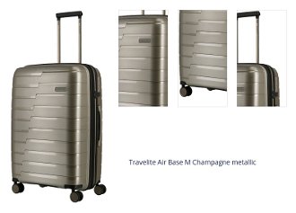 Travelite Air Base M Champagne metallic 1