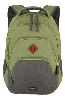 Travelite Basics Backpack Melange Green/grey 2