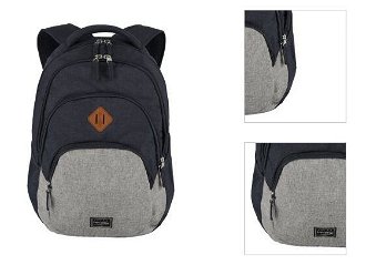 Travelite Basics Backpack Melange Navy/grey 3