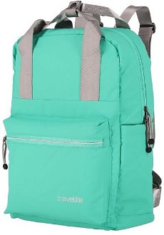 Travelite Basics Canvas Backpack Green
