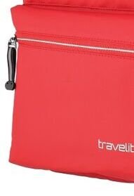 Travelite Basics Canvas Backpack Red 8