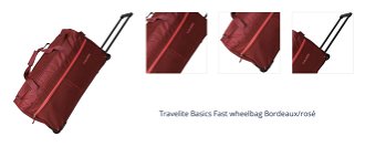 Travelite Basics Fast wheelbag Bordeaux/rosé 1