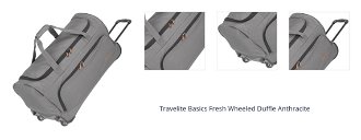 Travelite Basics Fresh Wheeled Duffle Anthracite 1