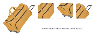Travelite Basics Fresh Wheeled Duffle Yellow 1