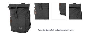 Travelite Basics Roll-up Backpack Anthracite 1