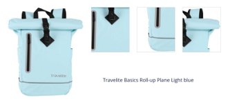 Travelite Basics Roll-up Plane Light blue 1