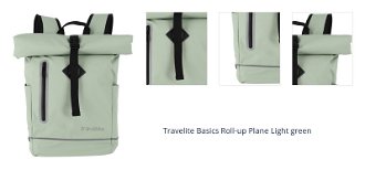 Travelite Basics Roll-up Plane Light green 1