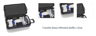 Travelite Basics Wheeled duffle L Grey 1