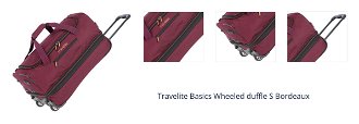 Travelite Basics Wheeled duffle S Bordeaux 1