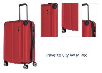 Travelite City 4w M Red 1