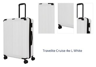 Travelite Cruise 4w L White 1