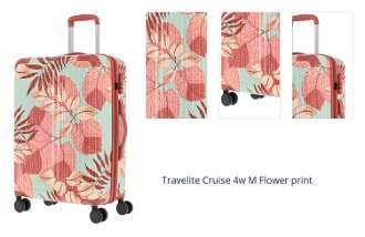 Travelite Cruise 4w M Flower print 1