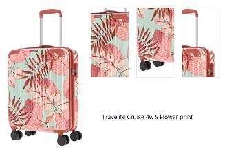 Travelite Cruise 4w S Flower print 1