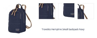 Travelite Hempline Small backpack Navy 1