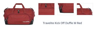 Travelite Kick Off Duffle M Red 1