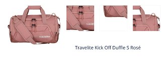 Travelite Kick Off Duffle S Rosé 1