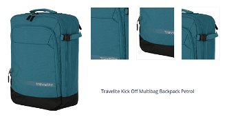 Travelite Kick Off Multibag Backpack Petrol 1