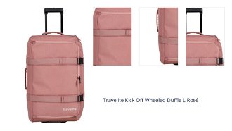 Travelite Kick Off Wheeled Duffle L Rosé 1