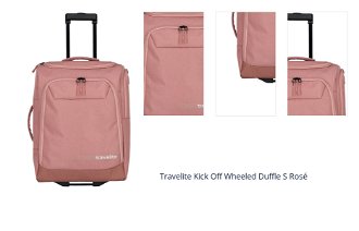 Travelite Kick Off Wheeled Duffle S Rosé 1