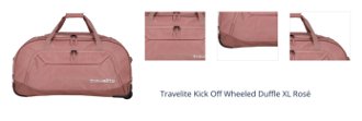 Travelite Kick Off Wheeled Duffle XL Rosé 1
