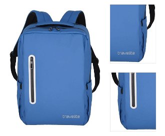 Travelite Městský batoh Basics Boxy Royal blue 19 l 3