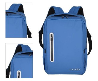 Travelite Městský batoh Basics Boxy Royal blue 19 l 4