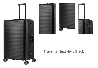 Travelite Next 4w L Black 1