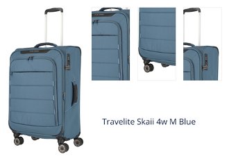 Travelite Skaii 4w M Blue 1