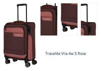 Travelite Viia 4w S Rose 1