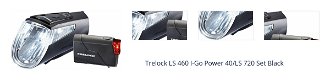 Trelock LS 460 I-Go Power 40/LS 720 Set Čierna 40 lm Cyklistické svetlo 1
