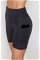 Trendyol Anthracite Double Pocket Detailed Knitted Sports Shorts/Short Leggings